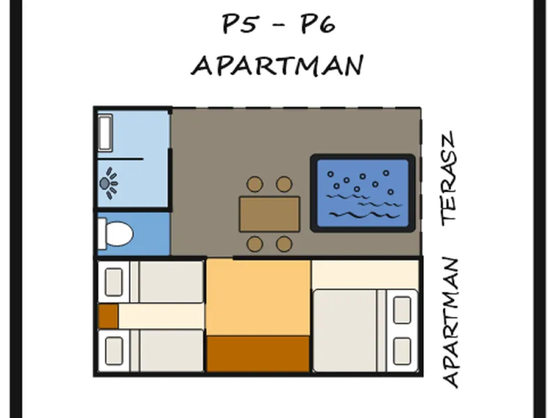 Apartman elrendezés